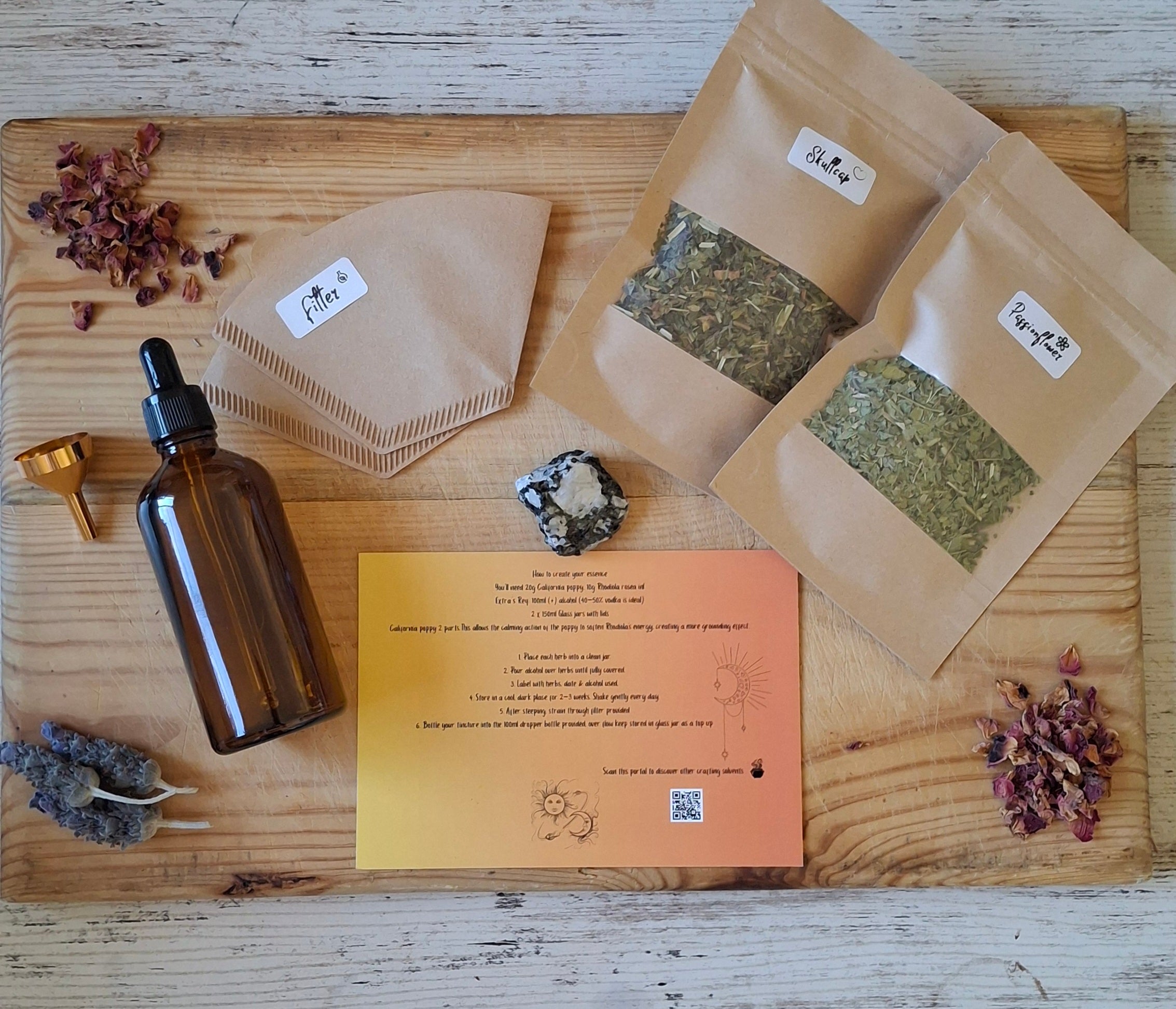 DIY Herbal Wellness Kit - Golden Veil