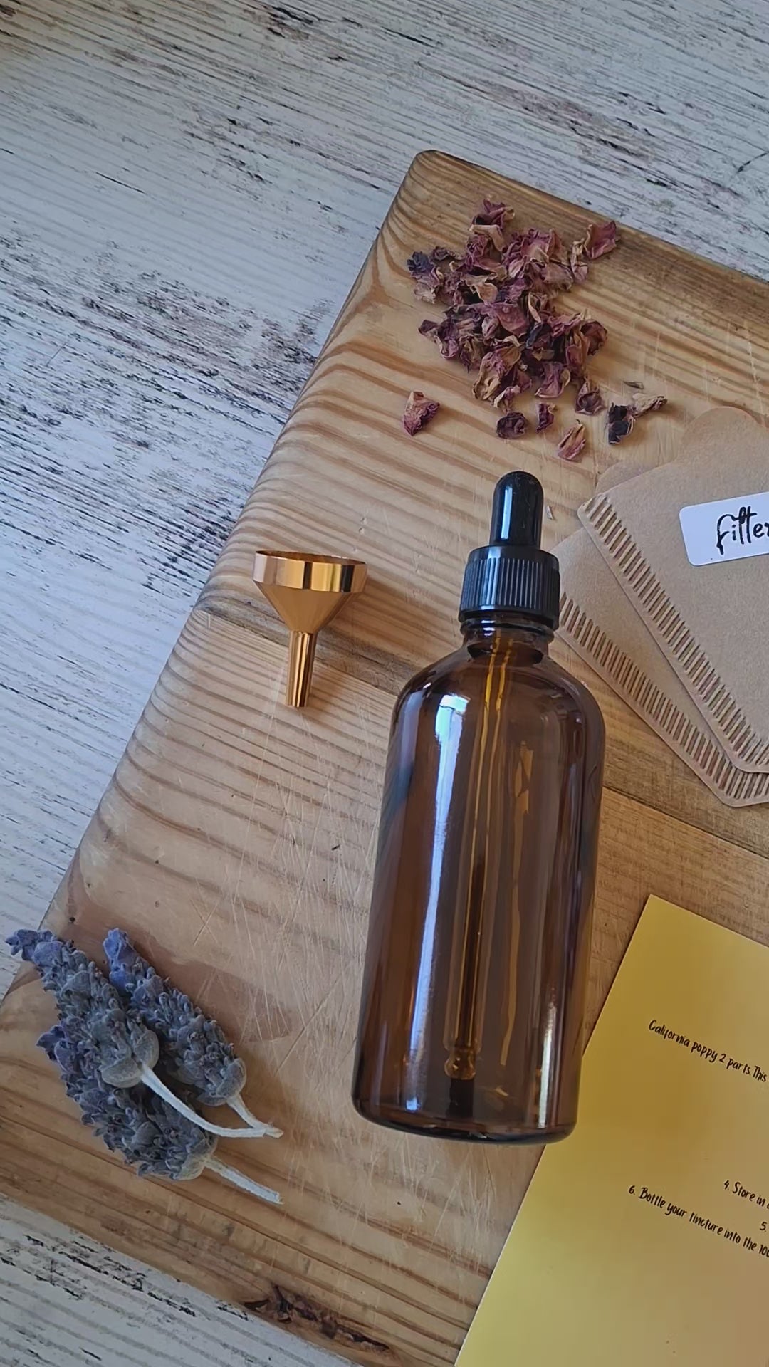 DIY Herbal Wellness Kit - Golden Veil